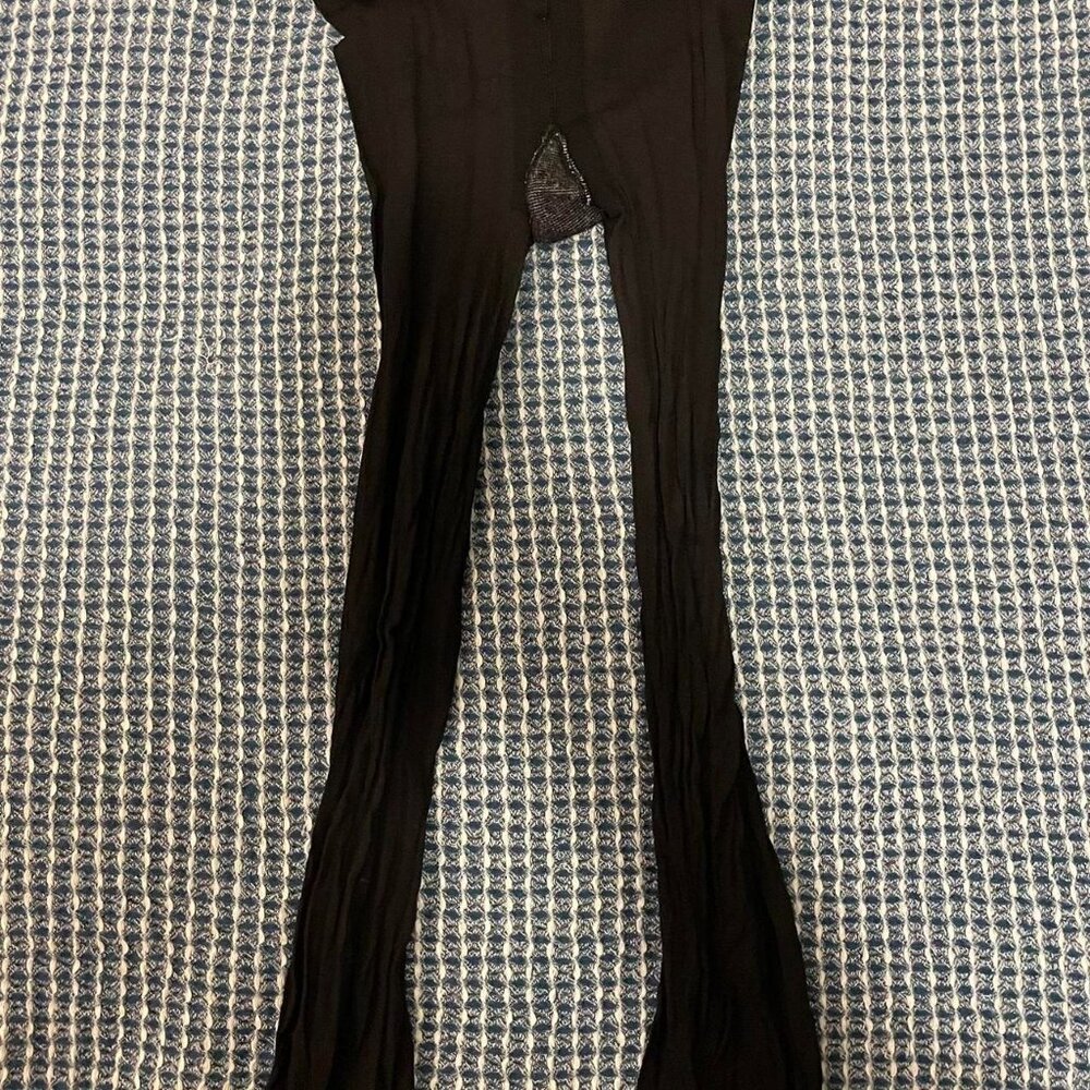 Sheertex Footless Classic Black Durable Tights Pantyhose Nylons.